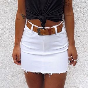 all things golden Skirts - All things golden white denim skirt all things golden Skirts - All things golden white denim skirt